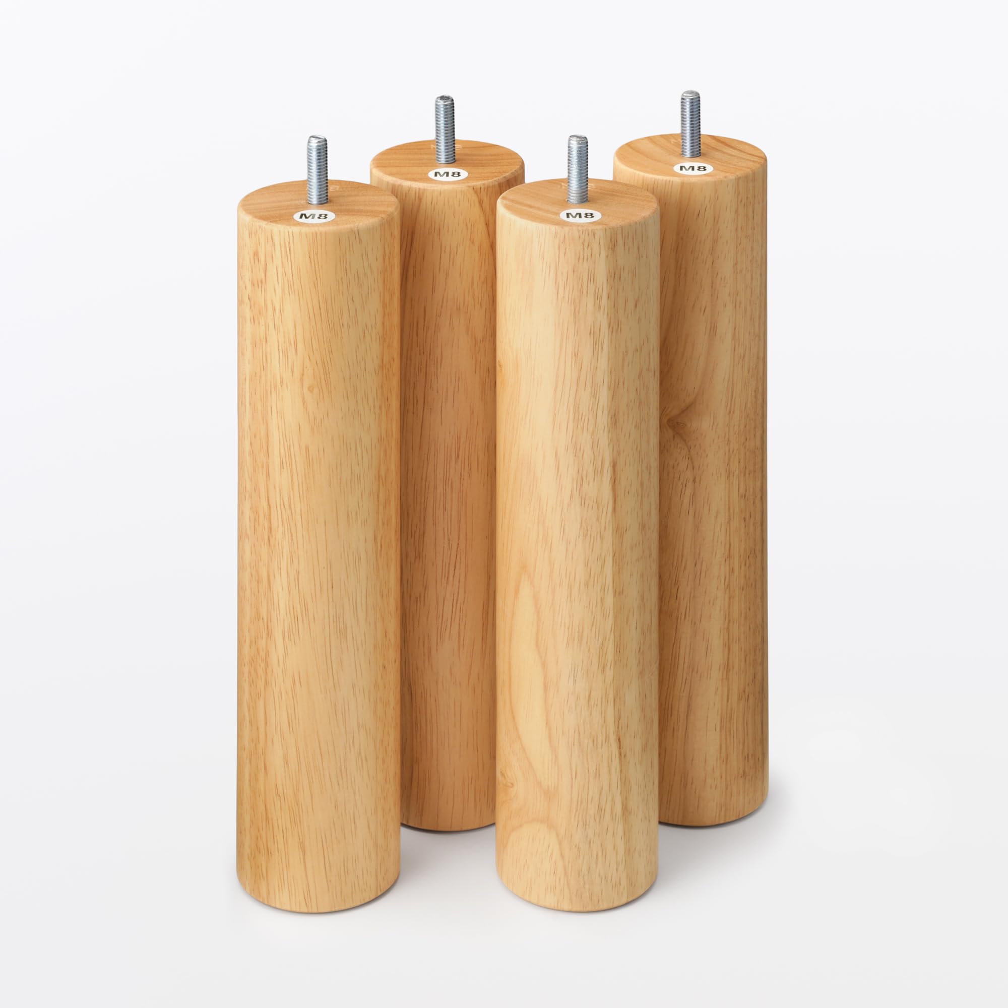 Amazon.co.jp: 無印良品 木製脚 26cm ナチュラル（M8） ・4本組